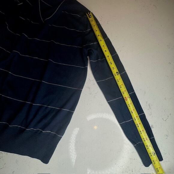 Banana Republic Mens Sweater Sz Medium Silk Cashmere Luxury Blend Pullover - Picture 9 of 11